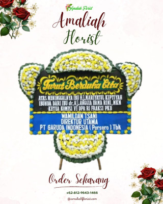 Papan Bunga Duka di Cilegon