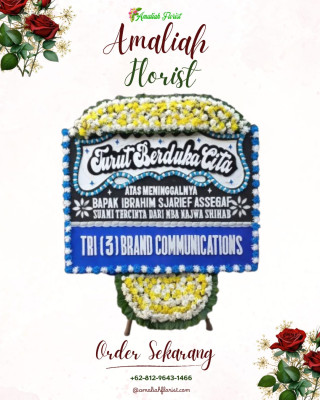 Papan Bunga Duka di Cilegon