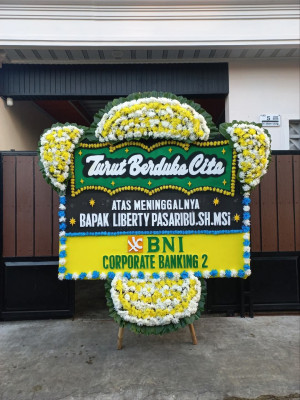 Papan Bunga Duka di Cilegon