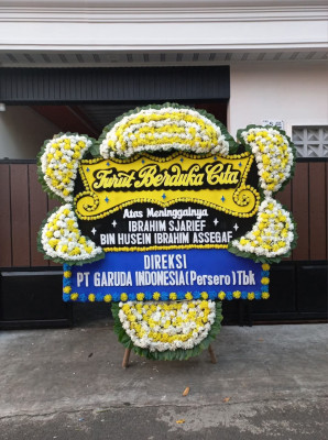 Papan Bunga Duka di Cilegon