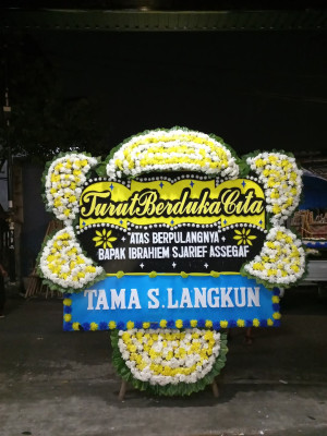 Papan Bunga Duka di Cilegon